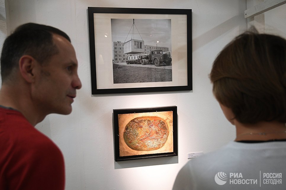 На открытии выставки Московская оттепель: 1953-1958 в Музее Москвы На открытии выставки Московская оттепель: 1953-1958 в Музее Москвы