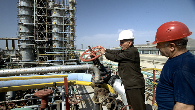 Газоперерабатывающий завод в Азербайджане. Архивное фото