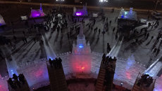 Кремль, Ласточкино гнездо и другие композиции фестиваля Ледовая Москва Кремль, Ласточкино гнездо и другие композиции фестиваля Ледовая Москва