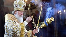Патриарх Московский и всея Руси Кирилл на Рождественском богослужении в храме Христа Спасителя Патриарх Московский и всея Руси Кирилл на Рождественском богослужении в храме Христа Спасителя