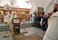 Президент РФ Владимир Путин во время Рождественского богослужения в Свято-Юрьевом монастыре в Новгородской области Президент РФ Владимир Путин во время Рождественского богослужения в Свято-Юрьевом монастыре в Новгородской области