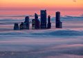 Москва под облаками. Москва-Сити Москва под облаками. Москва-Сити