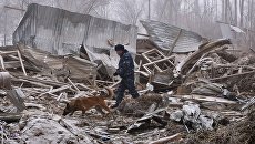 На месте крушения турецкого грузового самолета Boeing 747 под Бишкеком На месте крушения турецкого грузового самолета Boeing 747 под Бишкеком