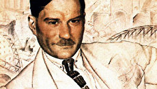 Борис Кустодиев. Портрет Евгения Замятина. 1923 год Борис Кустодиев. Портрет Евгения Замятина. 1923 год