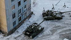 Танки ВСУ в Авдеевке, Украина. 1 февраля 2017 Танки ВСУ в Авдеевке, Украина. 1 февраля 2017