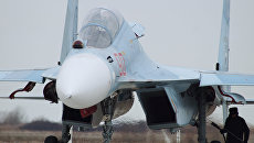 Многоцелевой истребитель СУ-30СМ. Архивное фото Многоцелевой истребитель СУ-30СМ. Архивное фото