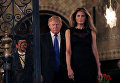 Президент США Дональд Трамп, первая леди Мелания Трамп и премьер-министр Японии Синдзо Абэ Президент США Дональд Трамп, первая леди Мелания Трамп и премьер-министр Японии Синдзо Абэ