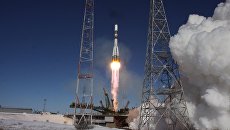 Запуск ракеты-носителя Союз-У с грузовым кораблем Прогресс МС-05. Архивное фото Запуск ракеты-носителя Союз-У с грузовым кораблем Прогресс МС-05. Архивное фото