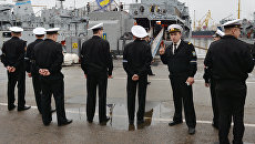 Украинские военные моряки в Одессе Украинские военные моряки в Одессе