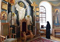 Алтарная часть Свято-Никольского собора Свято-Никольского Черноостровского женского монастыря в Малоярославце Калужской области Алтарная часть Свято-Никольского собора Свято-Никольского Черноостровского женского монастыря в Малоярославце Калужской области