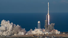 Старт ракеты Falcon 9 со спутником SES–10 с космодрома на мысе Канаверал. 30 марта 2017 Старт ракеты Falcon 9 со спутником SES–10 с космодрома на мысе Канаверал. 30 марта 2017