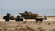 Военная техника Сирийской арабской армии. Архивное фото Военная техника Сирийской арабской армии. Архивное фото