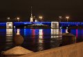 Дворцовый мост в Санкт-Петербурге, подсвеченный синим цветом в рамках международной акции Зажги синим Дворцовый мост в Санкт-Петербурге, подсвеченный синим цветом в рамках международной акции Зажги синим