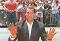 Американский актер Стивен Сигал в Голливуде Американский актер Стивен Сигал в Голливуде
