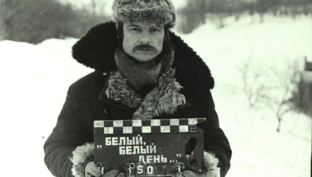 Андрей Тарковский на съемках фильма Зеркало. 1972