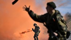 Военнослужащие во время совместных тактических учений подразделений ВДВ РФ и ССО ВС РБ в Витебске Военнослужащие во время совместных тактических учений подразделений ВДВ РФ и ССО ВС РБ в Витебске