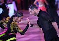 Мануэл Фригетто и Дарья Середа (Италия) выступают на чемпионате Европы по латиноамериканским танцам в Москве Мануэл Фригетто и Дарья Середа (Италия) выступают на чемпионате Европы по латиноамериканским танцам в Москве