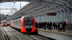 Развитие рельсового транспорта в Москве. Архивное фото Развитие рельсового транспорта в Москве. Архивное фото