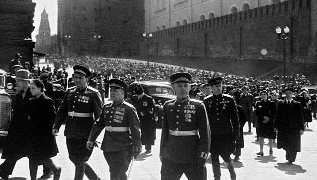 Фотографии 9 мая 1945 года москва