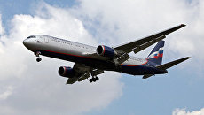 Самолет Boeing 767-300 авиакомпании Аэрофлот Самолет Boeing 767-300 авиакомпании Аэрофлот