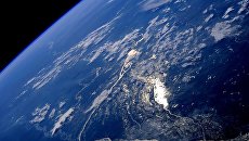 Вид на Землю из космоса. Архивное фото Вид на Землю из космоса. Архивное фото