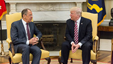 Встреча министра иностранных дел России Сергея Лаврова и президента США Дональда Трампа в Вашингтоне Встреча министра иностранных дел России Сергея Лаврова и президента США Дональда Трампа в Вашингтоне