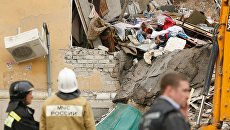 На месте взрыва бытового газа в жилом доме в Волгограде На месте взрыва бытового газа в жилом доме в Волгограде