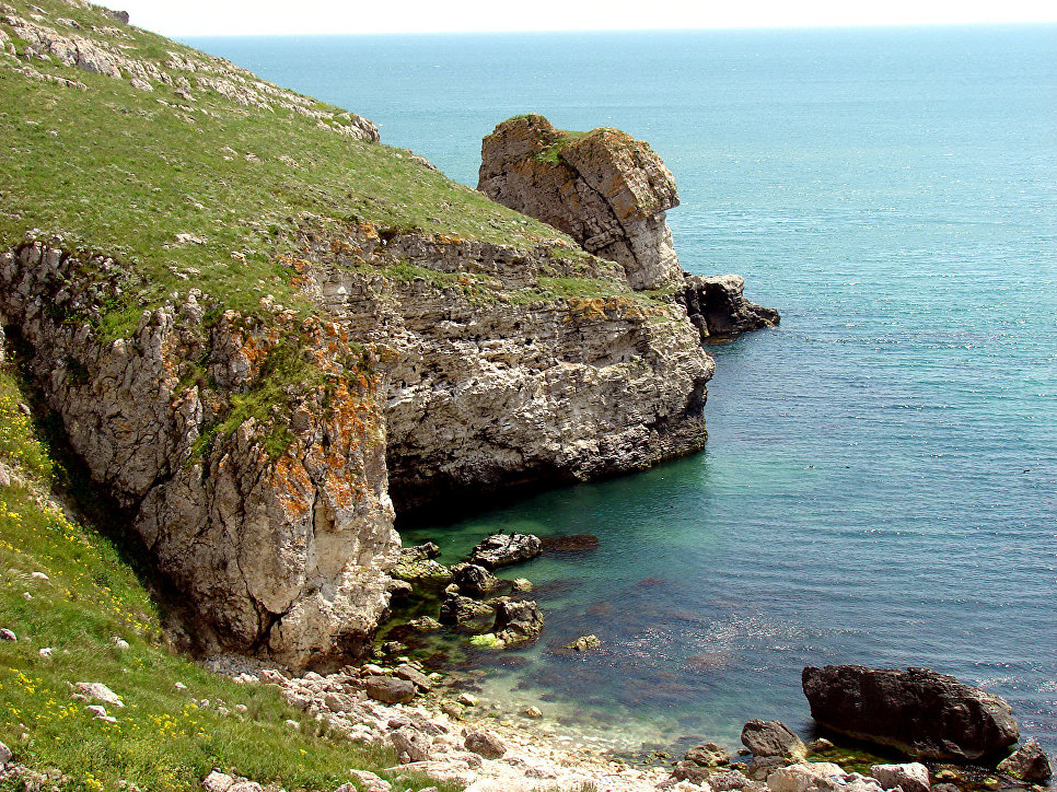 Крым скалы Элькен Кая