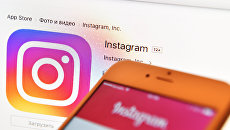 Иконка социальной сети Instagram. Архивное фото. Иконка социальной сети Instagram. Архивное фото.