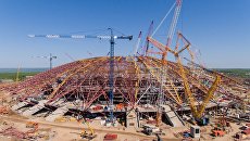 Строительство стадиона Самара Арена к чемпионату мира по футболу 2018 года Строительство стадиона Самара Арена к чемпионату мира по футболу 2018 года