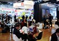 Стенды различны компаний на Санкт-Петербургском международном экономическом форуме 2017 Стенды различны компаний на Санкт-Петербургском международном экономическом форуме 2017