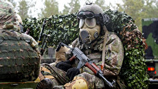 Военнослужащий на международных военных учениях Summer Shield XIV в Латвии Военнослужащий на международных военных учениях Summer Shield XIV в Латвии