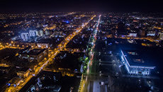 Вид на ночной Бишкек. Архивное фото Вид на ночной Бишкек. Архивное фото
