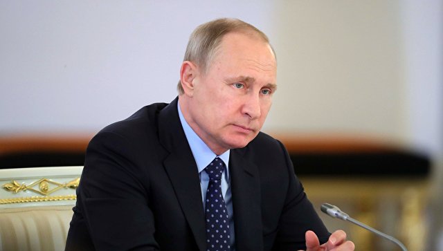 Президент РФ Владимир Путин. Архивное