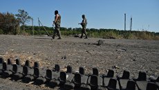 Ополченцы Луганской народной республики. Архивное фото Ополченцы Луганской народной республики. Архивное фото