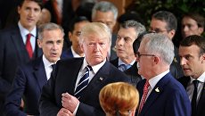 Президент США Дональд Трамп на саммите G20 в Гамбурге. 7 июля 2017 Президент США Дональд Трамп на саммите G20 в Гамбурге. 7 июля 2017