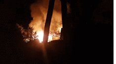 Ночной пожар в Бессоновке Ночной пожар в Бессоновке
