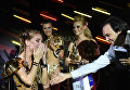 Победительница финального ежегодного всероссийского конкурса Miss Maxim 2017 Екатерина Котаро (Шадринск) и главный редактор журнала Maxim Александр Маленков Победительница финального ежегодного всероссийского конкурса Miss Maxim 2017 Екатерина Котаро (Шадринск) и главный редактор журнала Maxim Александр Маленков