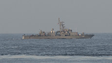 Американский военный корабль USS Thunderbolt в Персидском заливе. Архивное фото Американский военный корабль USS Thunderbolt в Персидском заливе. Архивное фото