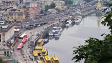 Город Киев. Архивное фото Город Киев. Архивное фото