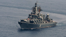 Гвардейский ракетный крейсер ВМФ России Варяг. Архивное фото Гвардейский ракетный крейсер ВМФ России Варяг. Архивное фото