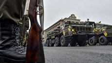 Военная техника на параде в Киеве. Архивное фото Военная техника на параде в Киеве. Архивное фото