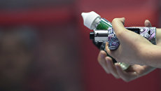 Специализированная выставка vape-индустрии. Архивное фото Специализированная выставка vape-индустрии. Архивное фото