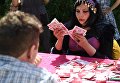 Гадалка на фестивале индийской культуры в честь Дня независимости Индии в парке Сокольники. 12 августа 2017 Гадалка на фестивале индийской культуры в честь Дня независимости Индии в парке Сокольники. 12 августа 2017