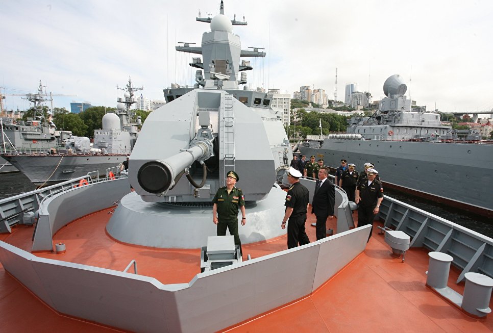 Корвет Совершенный на международном военно-техническом форуме Армия-2017 во Владивостоке Корвет Совершенный на международном военно-техническом форуме Армия-2017 во Владивостоке