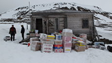 Расконсервация полярной станции. Архивное фото Расконсервация полярной станции. Архивное фото