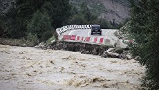 Дорога, пострадавшая от схода селя в Республике Кабардино-Балкария. 1 сентября 2017 Дорога, пострадавшая от схода селя в Республике Кабардино-Балкария. 1 сентября 2017