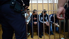 Обвиняемые по делу о теракте в метро Санкт-Петербурга. Архивное фото Обвиняемые по делу о теракте в метро Санкт-Петербурга. Архивное фото