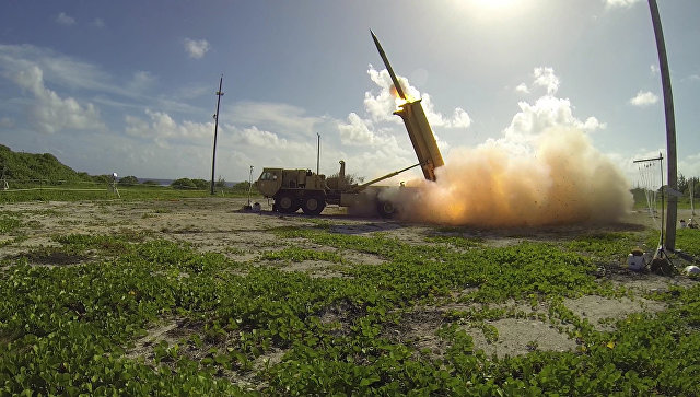 Запуск ракеты американского противоракетного комплекса системы THAAD. Архивное фото