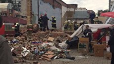 В Балашихе обрушилась стена кинотеатра Союз В Балашихе обрушилась стена кинотеатра Союз